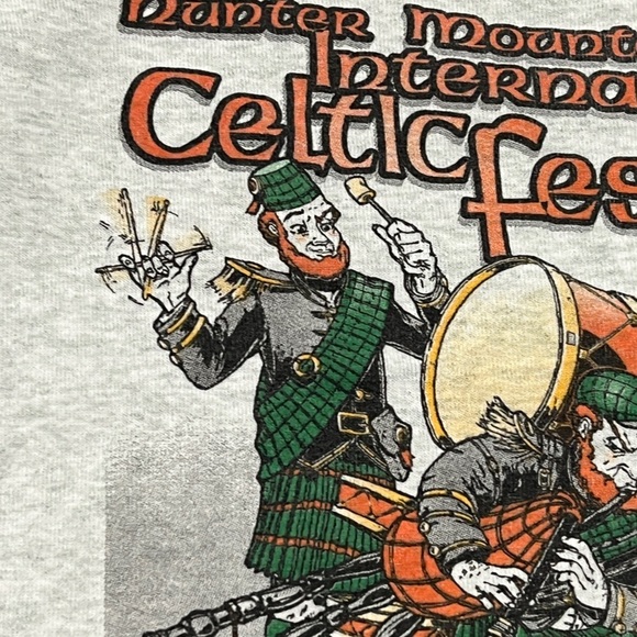 Vintage Irish Ireland Hunter Mountain New York Celtic Festival 1999 Sweatshirt - Picture 5 of 5